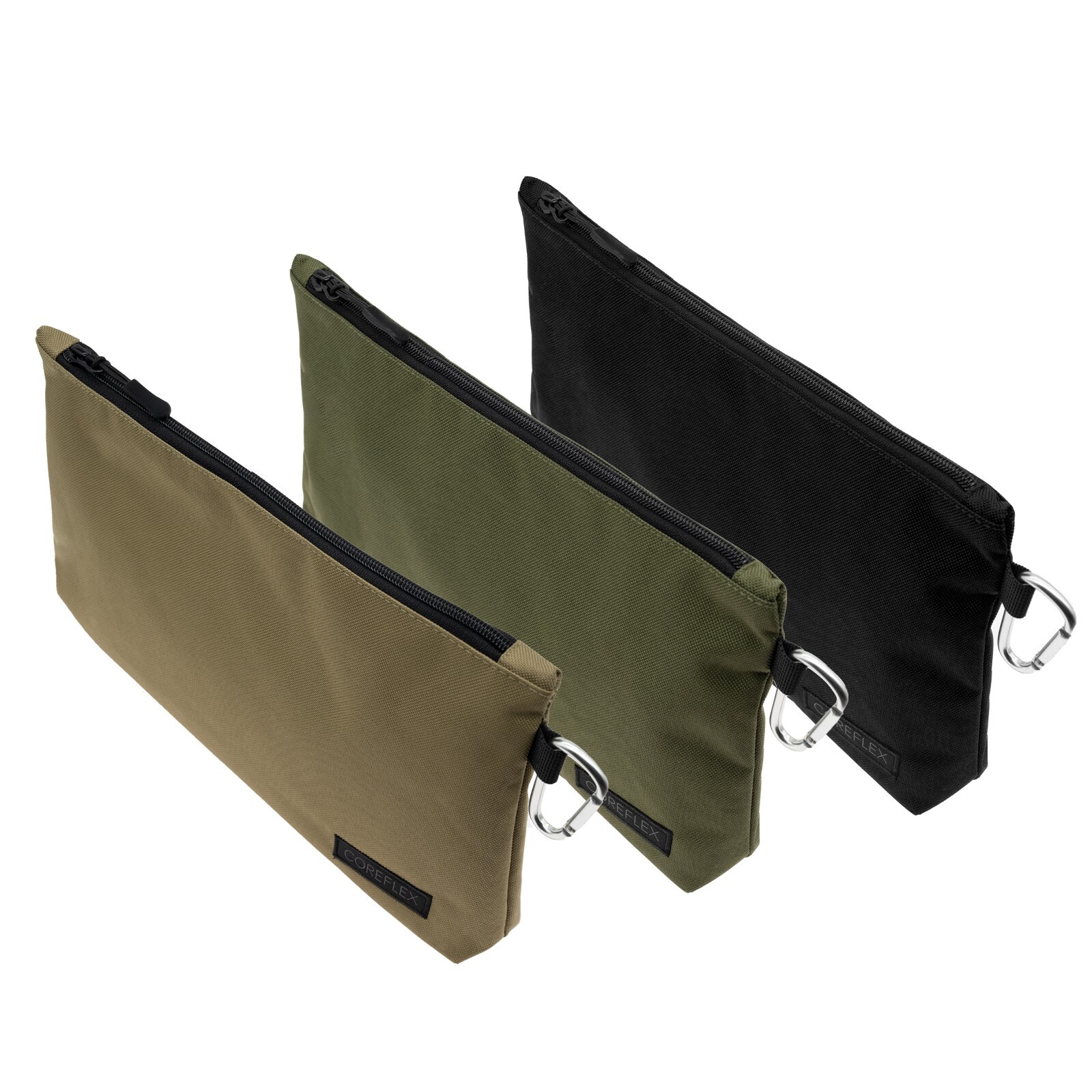 Coreflex Tool Pouch Zipper Bag, Tool bag with 3Pack Multi size