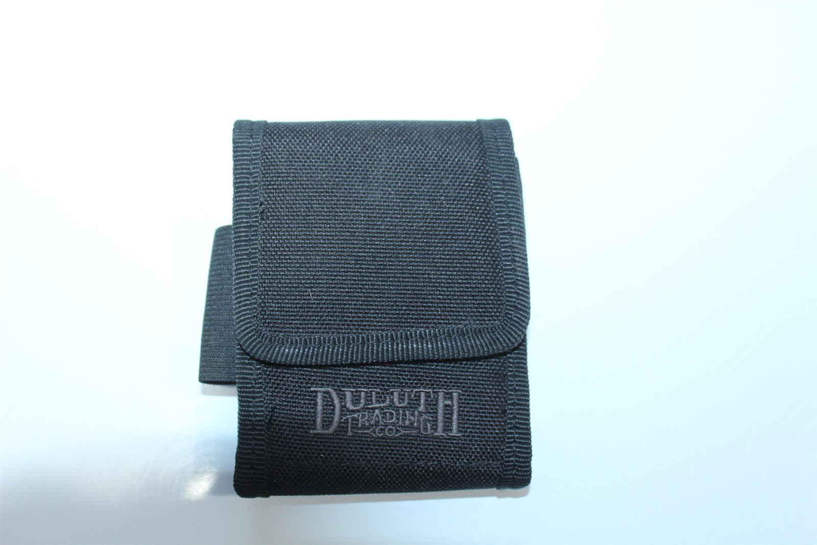 Duluth Trading Co Canvas Rip Stock Pouch Black 3-1/2″ x 4″