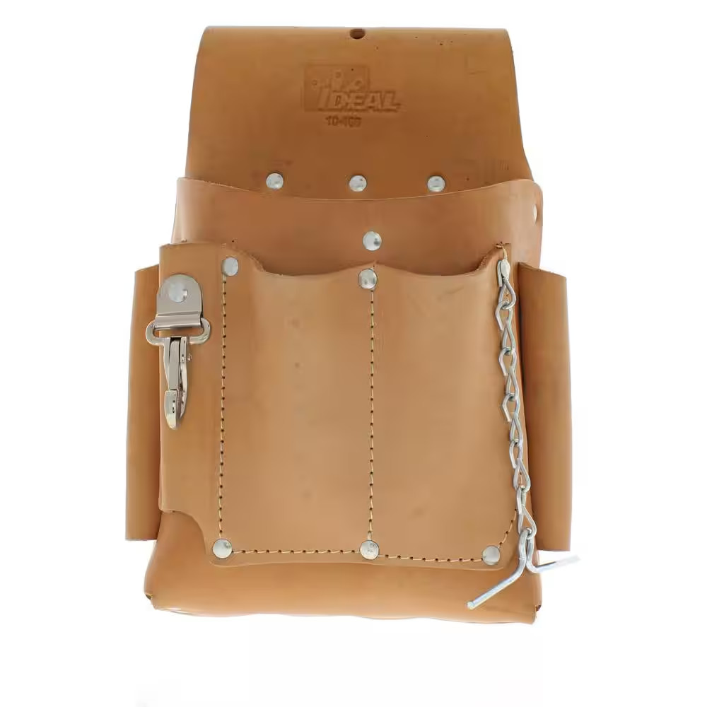 7 In. W 7-Pocket Electrician’S Tool Bag