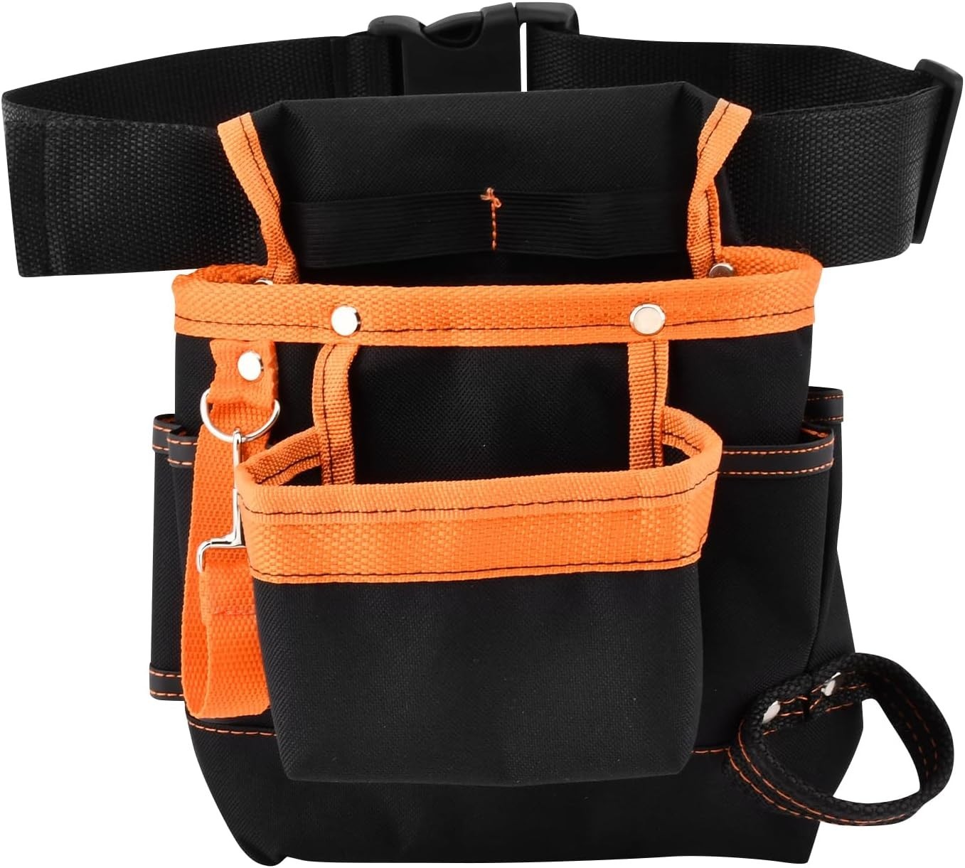 Tool Belts 8 Pockets, Tool Pouch Heavy Duty Tool Belts for Men Tool Belt Bag …