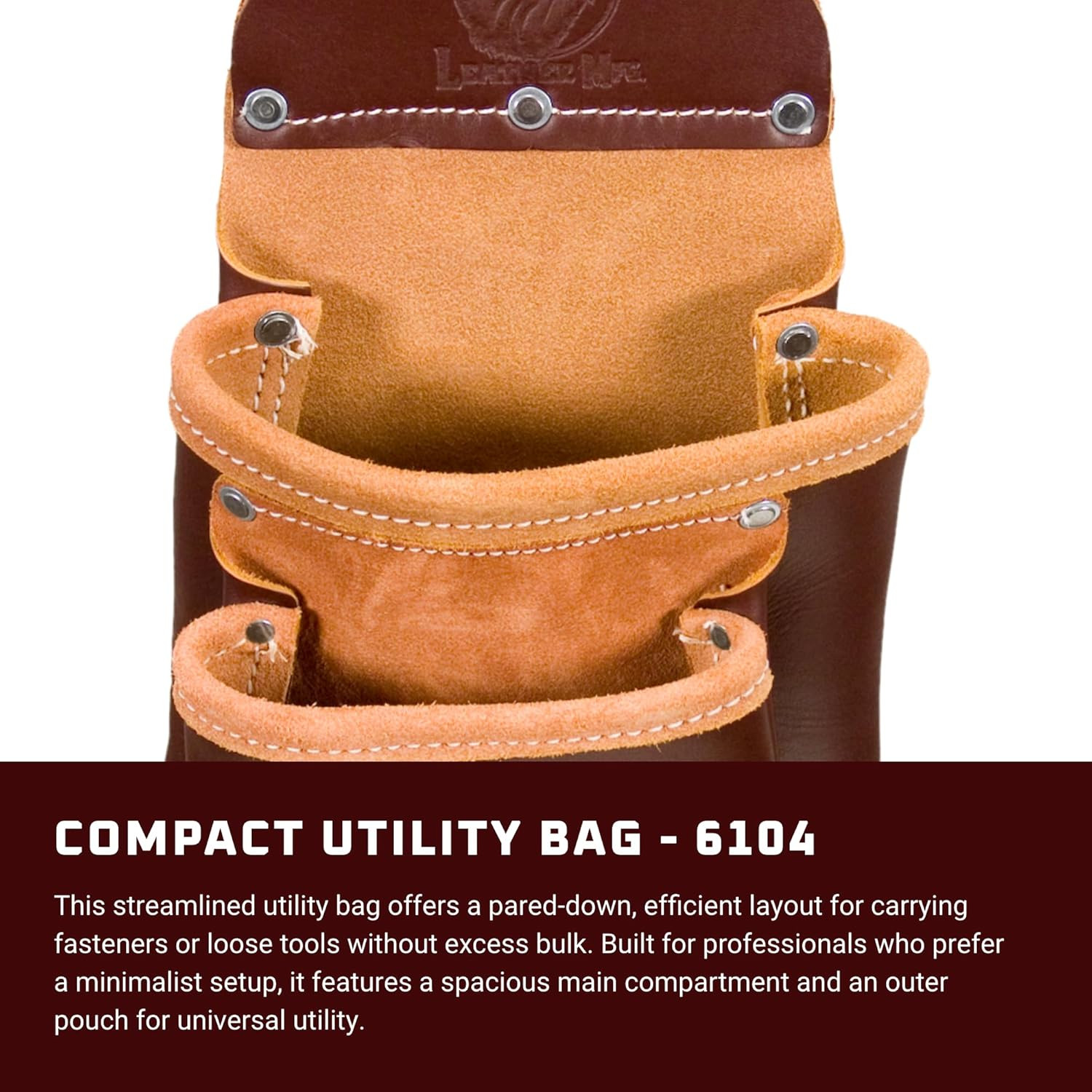 Compact Utility Bag – 2 Pockets – Minimalist Design for Flexible Use – Made in U