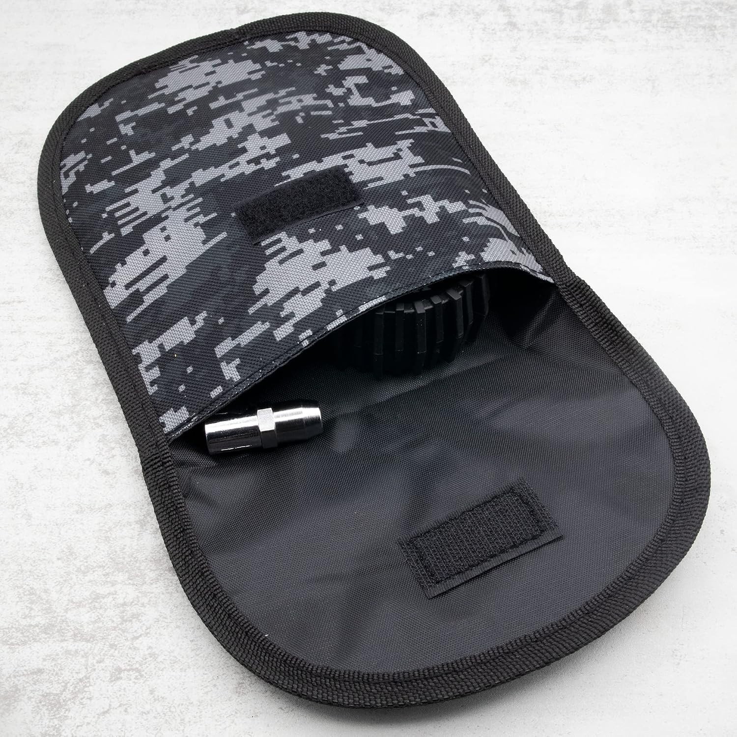 Multi-Purpose Utility Pouch for Tools & Tire Gauges – Pack of 2 in Digital Camo