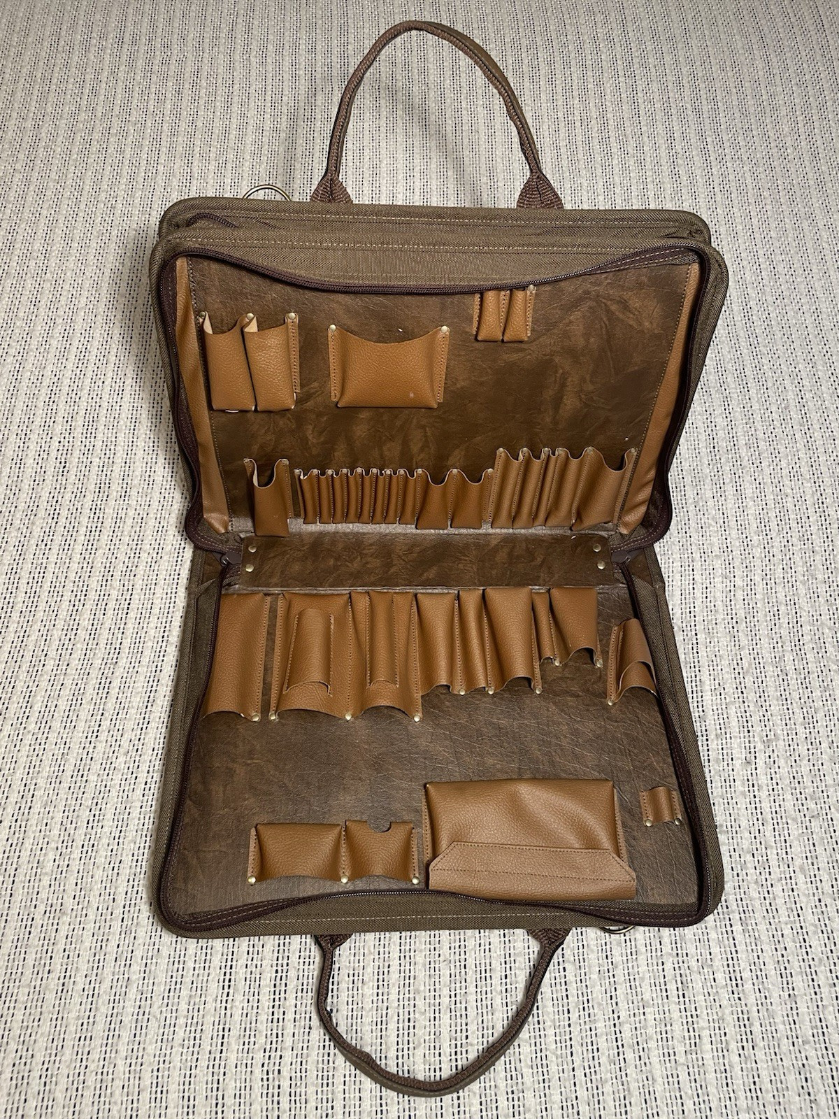 Jensen Techni-Tool field engineers tool bag organizer laptop travel soft case
