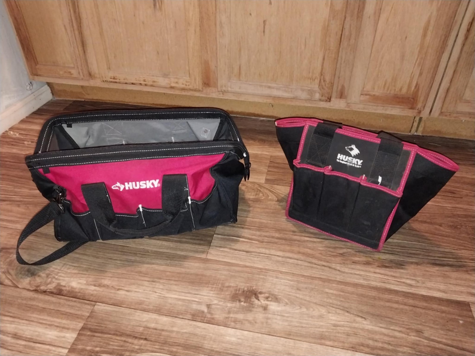 Husky Red And Black Tool Bags