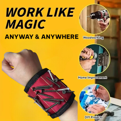 Multi-Purpose Magnetic Wristband for Tools – Ideal for Handyman & DIY Projects