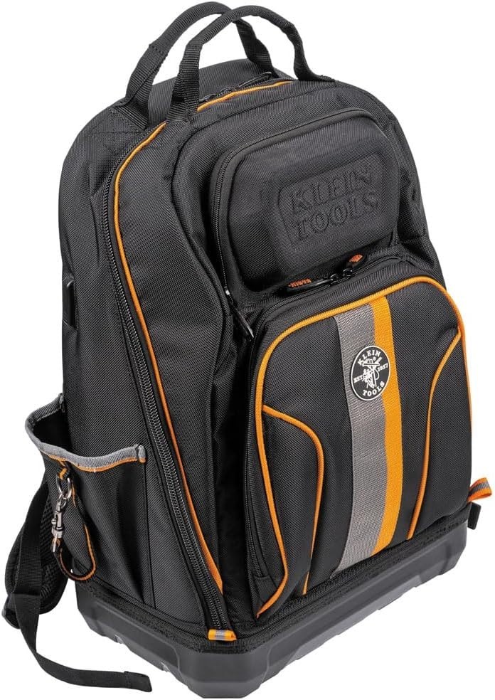 Backpack Tool Bag, Tradesman Pro Extra-Large 40-Pocket Electrician Jobsite Ba…