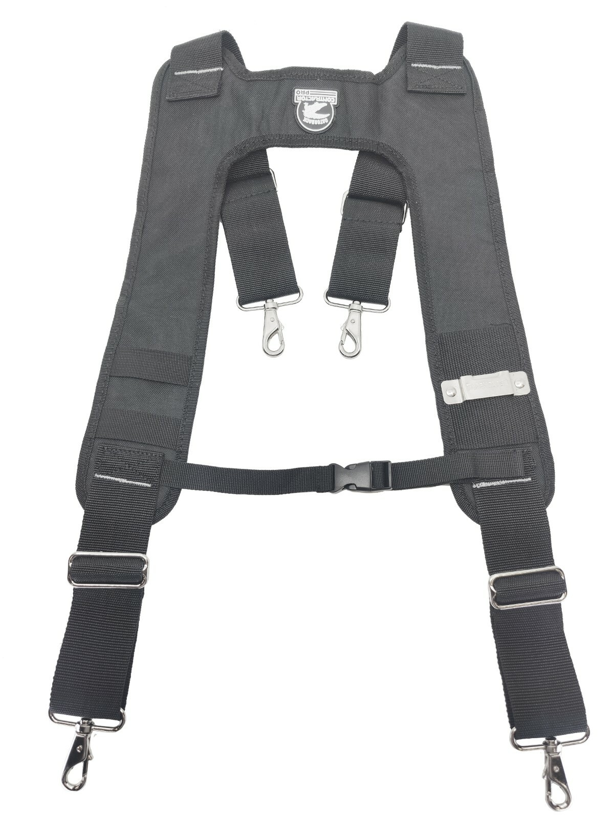 Gatorback B616 Deluxe Suspenders for Tool Belts. Suspenders + 4pk Loop Adapters