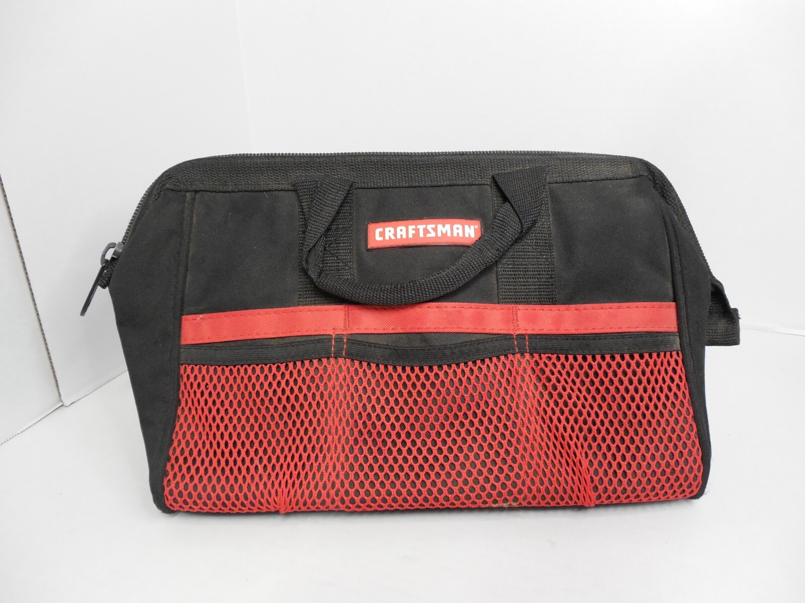 Craftsman Six-Pocket Large Mouth Tool Bag 37535 13 In X 9 in x 8 in Zippered