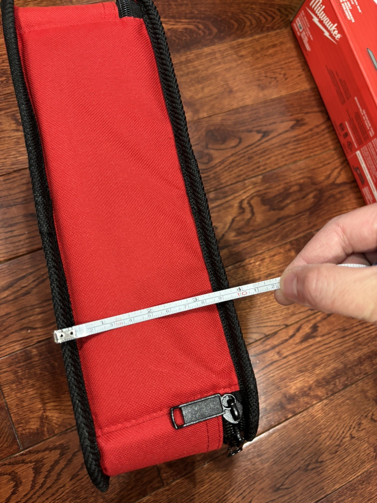 MILWAUKEE Fuel 12” M12 Contractor Soft Case Tote Empty Tool Bag 12x7x3.75 Red