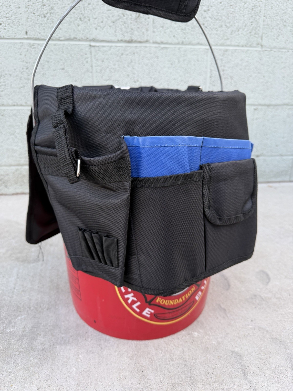 Snap On Tools 5 Gallon Bucket Caddy Tool Bag Storage Travel Case Snap-On Racing