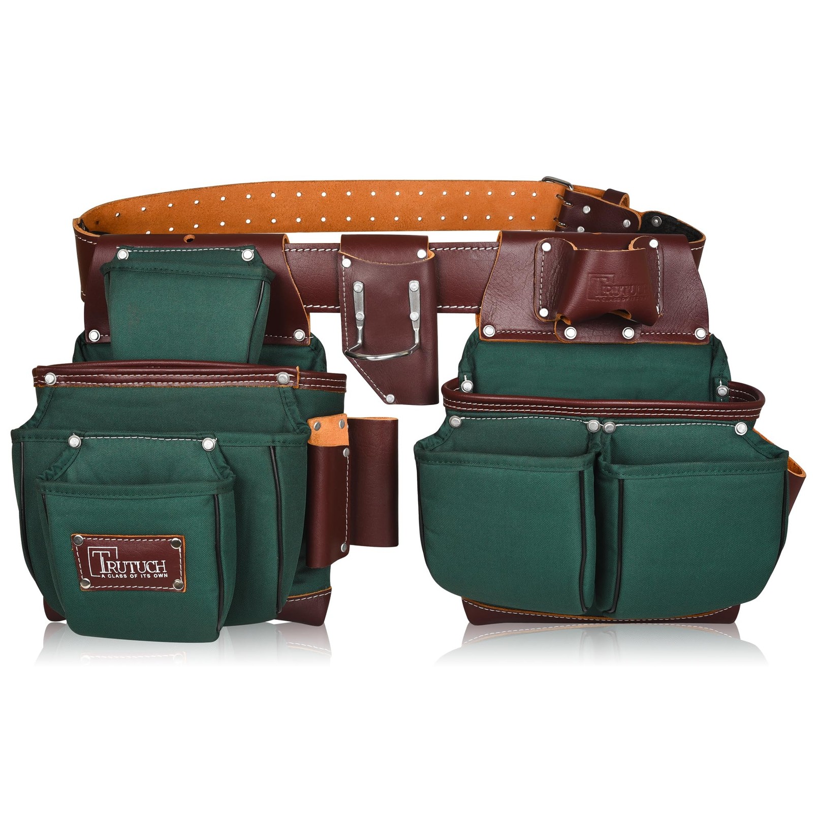 Nylon And Leather Tool Belt | Framing Tool Bags/pouch | For Carpenter Constructi
