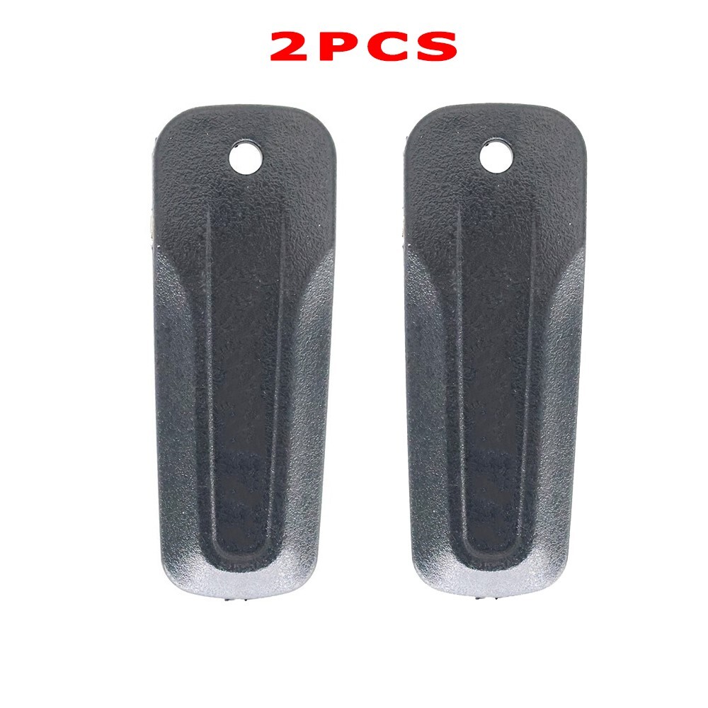Wear-Resisting Premium 2x Handheld Radio Walkie Talkie KNB-63L Plastic Belt Clip
