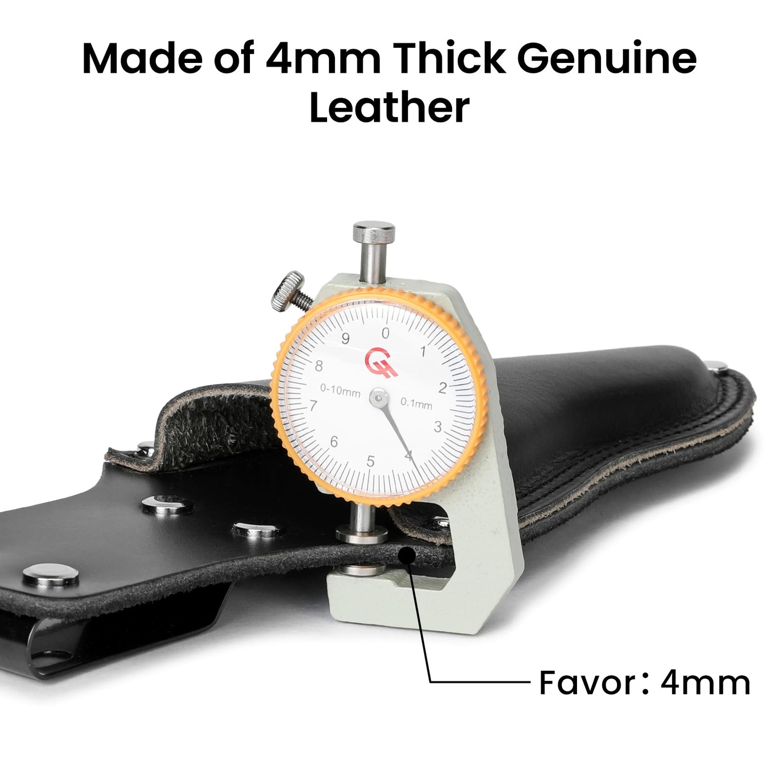 Solid Leather Pruner Holster Sheath Scissor Holder With Clip Garden Tool