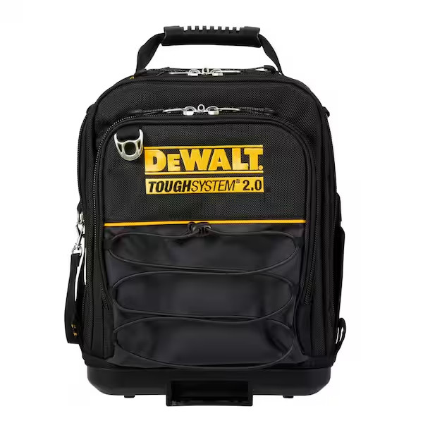 DEWALT TOUGHSYSTEM 2.0 Compact Tool Bag, 11 in., 25 Pockets, Modular, Black