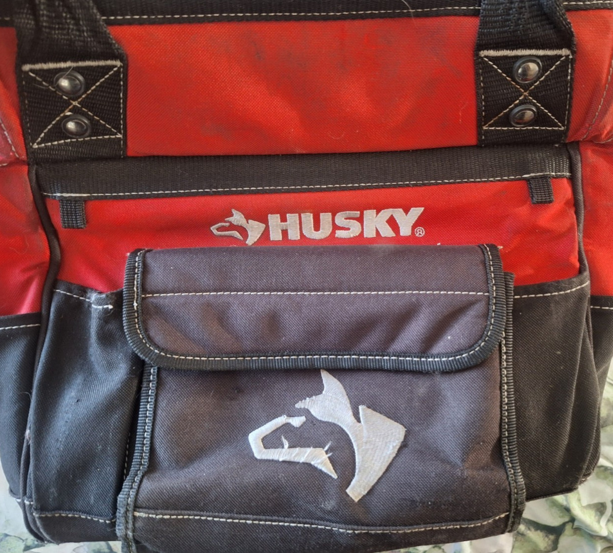 Husky 15 Inch Contractor’s Multi-Purpose Water-Resistant Tool Bag