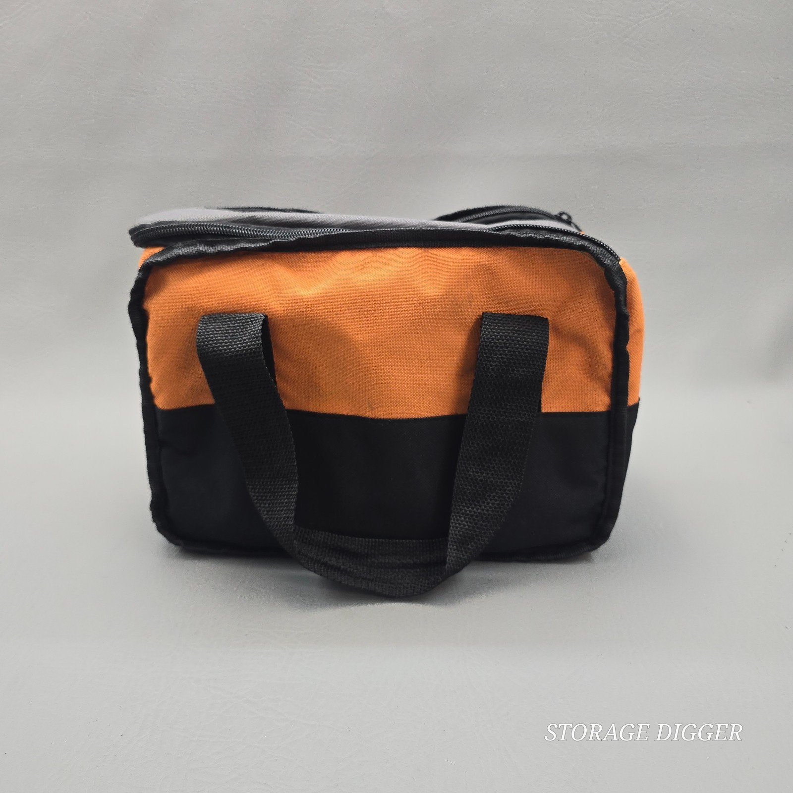 Ridgid Black Orange Heavy Duty Tool Storage Bag, Zip Closure, 11″ x 8″ x 6″