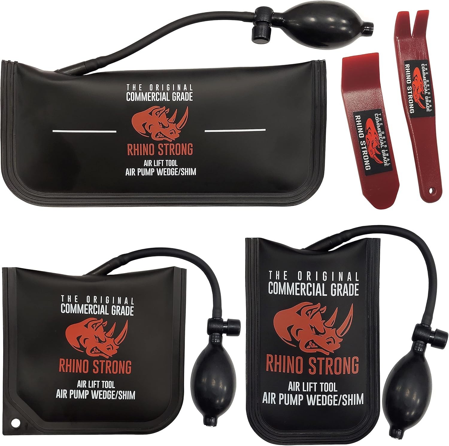 The Original Rhino Strong Commercial Grade Air Wedge Bag Pump Professional Level