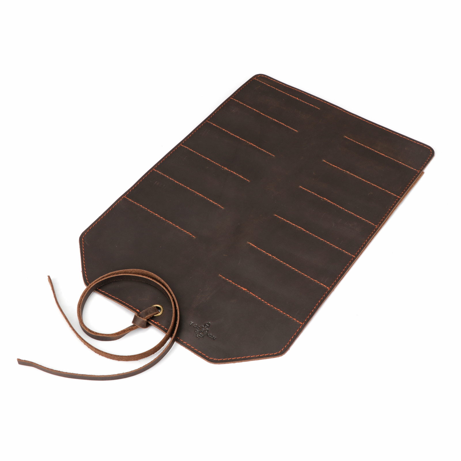 TOURBON Leather Rollup Workshop Carpenter Carving Tool Organizer Holster Storage