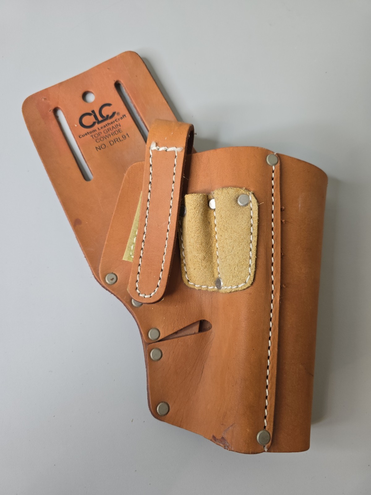 CLC Custom Leather Craft Cordless Drill Holster DRL91 Top Grain Cowhide USA
