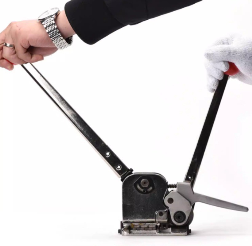 No-Tie Steel Band Baling Machine: Manual, Hand-Held Steel Band Baling Machine