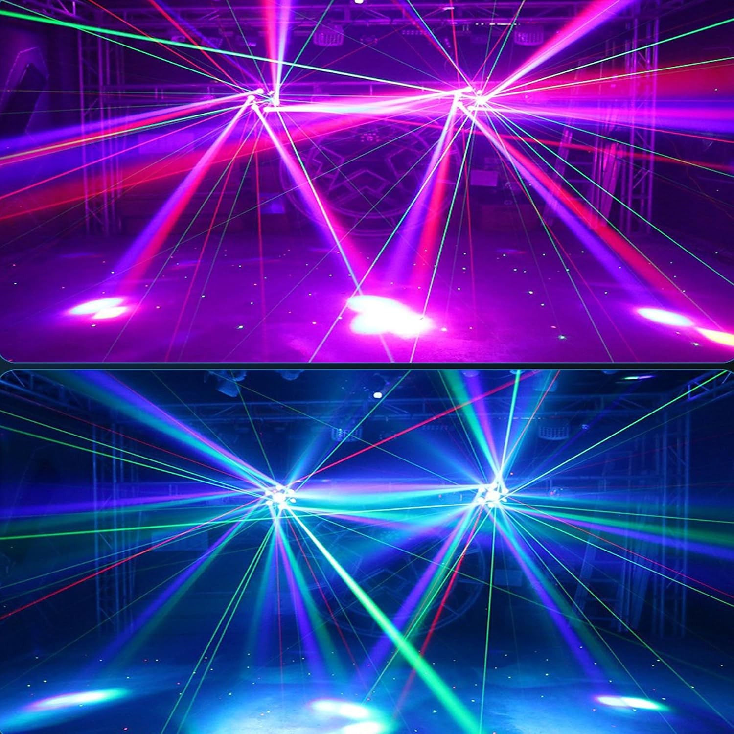 6-Arm Bee Eye LED Beam Moving Head Light