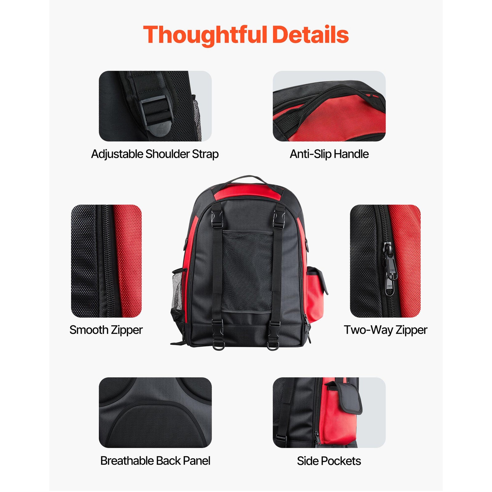 Uimoso 25.2L Welding Backpack, Durable 1680D Polyester for Tools & Helmet