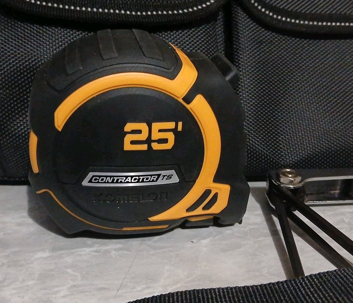 18″ Wide Mouth Tool Bag Toolbox, Includes 25′ Tape Measure, New