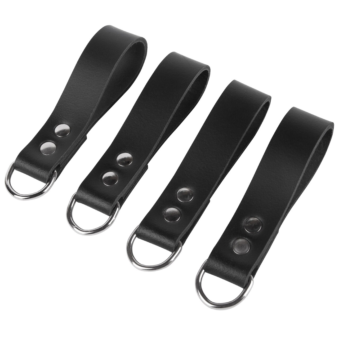 Suspender Loop Attachment – Heavy Duty Leather Tool Belt Accessories ( 4-Pack)